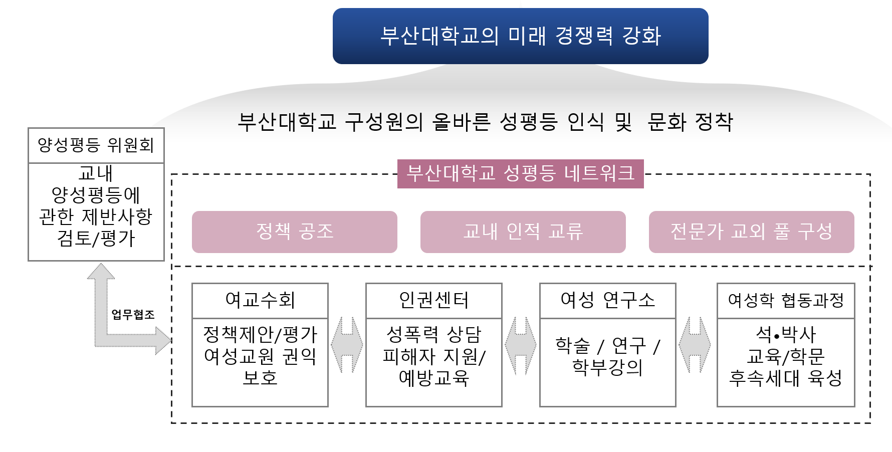 부산대학교 여교수회 발전방향